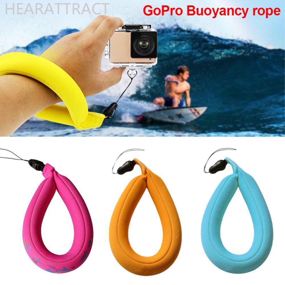 HEARATTRACT 1PC โทรศัพท์มือถือสายรัดข้อมือพยุงตัวใต้น้ํากล้องกันน้ํา GoPro Anti-Sinking Anti-Loss Fl