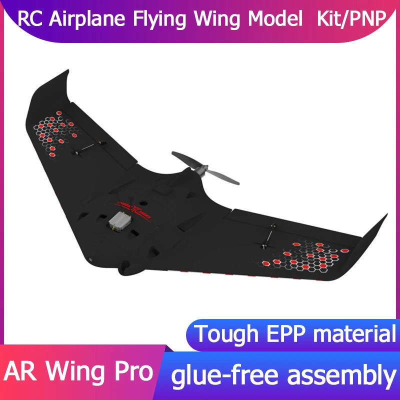 เริ่มต้นไฟฟ้า Sonicmodell Ar Wing Pro Rc เครื่องบิน Drone 1000mm Wingspan Epp Fpv Flying Wing Model 