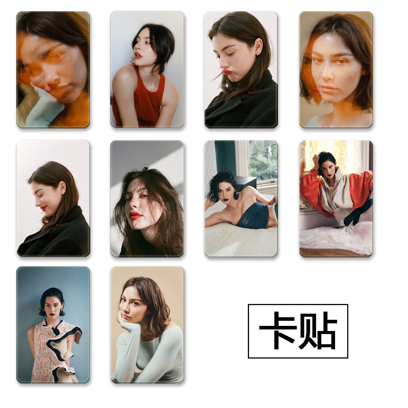 สไตล์ใหม่ขายร้อน Gracie Abrams Gracie Abrams Gracie Abrams คนดัง Merchandise การ์ดสติกเกอร์ 10 ซม.รถ