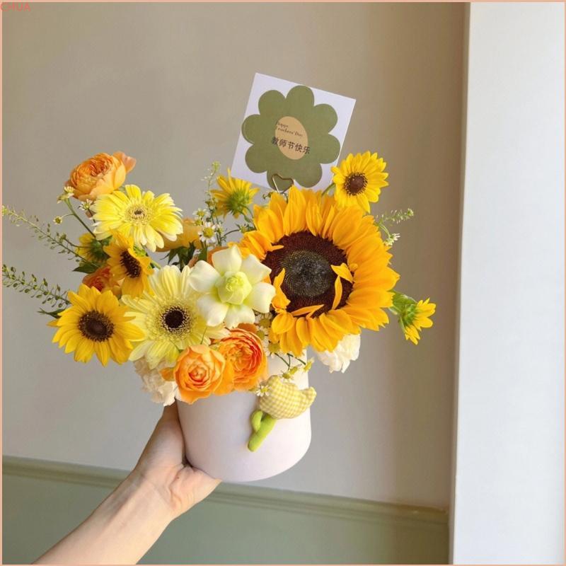 Flower Box Round Cardboard  Boxes Wedding Party Rose Flower Packaging Decoration