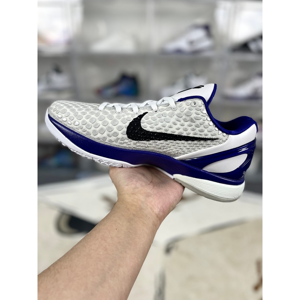 รองเท้า Nike Kobe 6 Proto ต้นฉบับ คุณภาพสูง สำหรับเล่นบาสเก็ตบอล ออกแบบมาเพื่อความทนทานและดูดซับแรงก