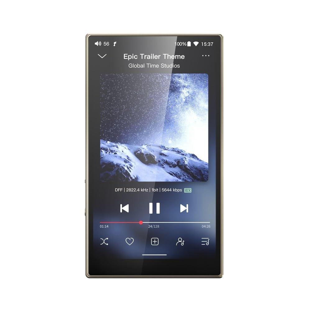 FIIO M21 ทองไทเทเนียม FIO-M21-G【จัดส่งจากร้านค้าตัวแทนจำหน่ายในญี่ปุ่น・มีหมายเลขประจำเครื่อง】เครื่อง