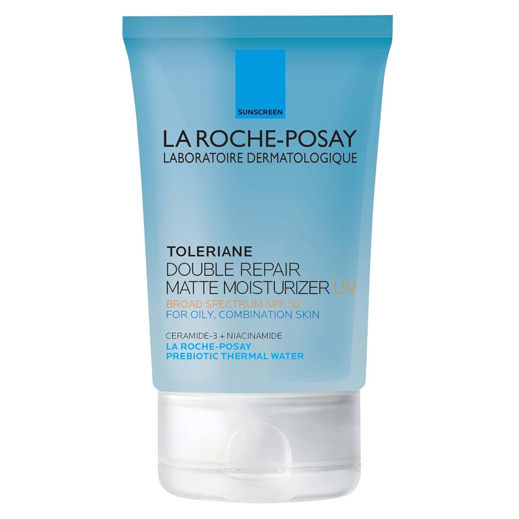 La Roche-Posay Toleriane Double Repair Matte Face Moisturizer, Daily Moisturizer สําหรับผิวมันด้วยเซ