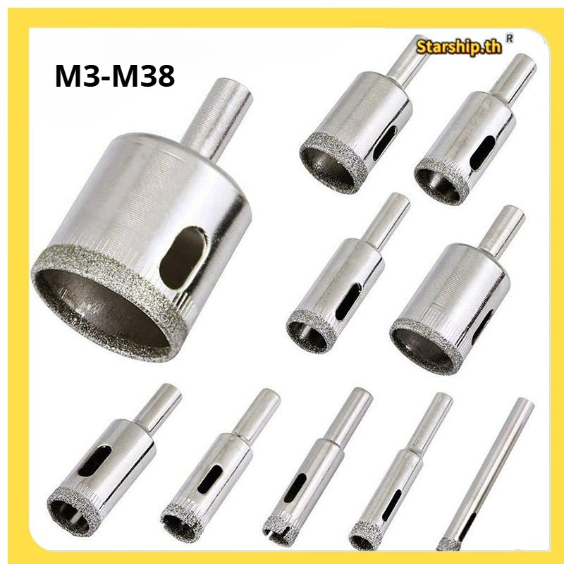 เครื่องเปิดรูกระจก M3-M38 (RC-TH)