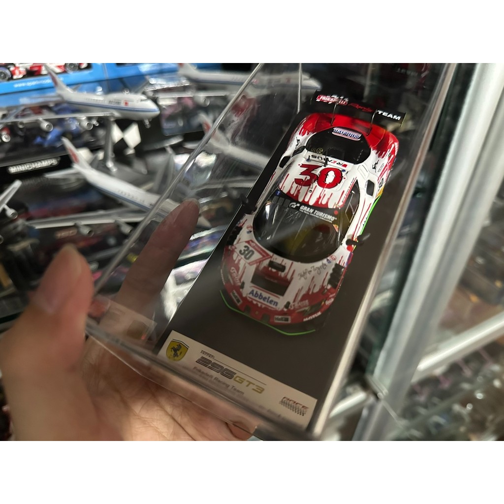 Ferrari 296 GT3 Competition First Win No. 2023 Looksmart 1/43 Hour Endurance Championship Frikadelli