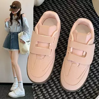 [LN729] รองเท้าลำลองผู้หญิง PU สวมใส่สบาย มีสไตล์ ไม่ลื่น สวมใส่ง่าย รองเท้านักเรียน ไซส์ 36-42