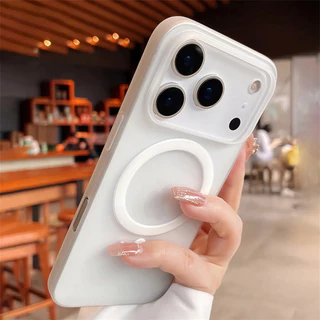 Hard Matte Magnetic Clear เคส for IPhone 17 Pro Max Air 11 14 13 15 16 12 17promax 15promax 16promax เคสโทรศัพท์มือถือ