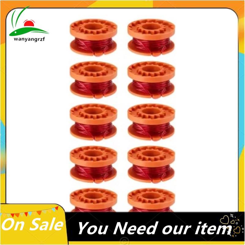 10PCS Trimmer Spool Line สําหรับอุปกรณ์เสริมเครื่องตัดหญ้า Spool Trimmer Spool ตัดเชือกและ WA0010 เป