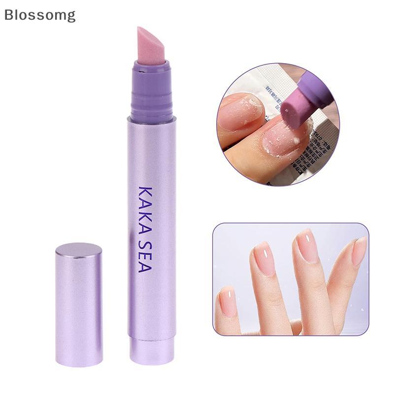 Blossomg 3In1 เซรามิคเล็บ Cuticle Oil Brighten Moisturizing เล็บ Cuticle Remover ปากกาบํารุงเล็บ Care ปากกาซ่อมความเสียหายใหม่
