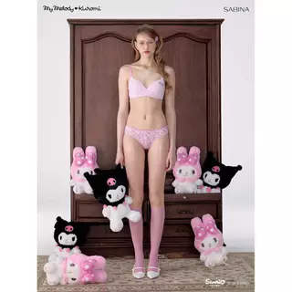 My Melody & Kuromi เสื้อชั้นในไร้โครง รหัส NBL26006