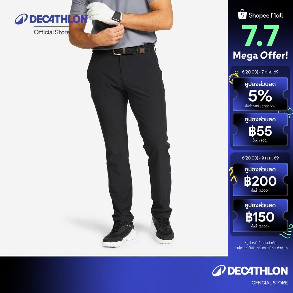 Decathlon Men’S Golf Chino Trousers กางเกงขายาวผู้ชายใส่ตีกอล์ฟ รุ่น Ww500 - Black