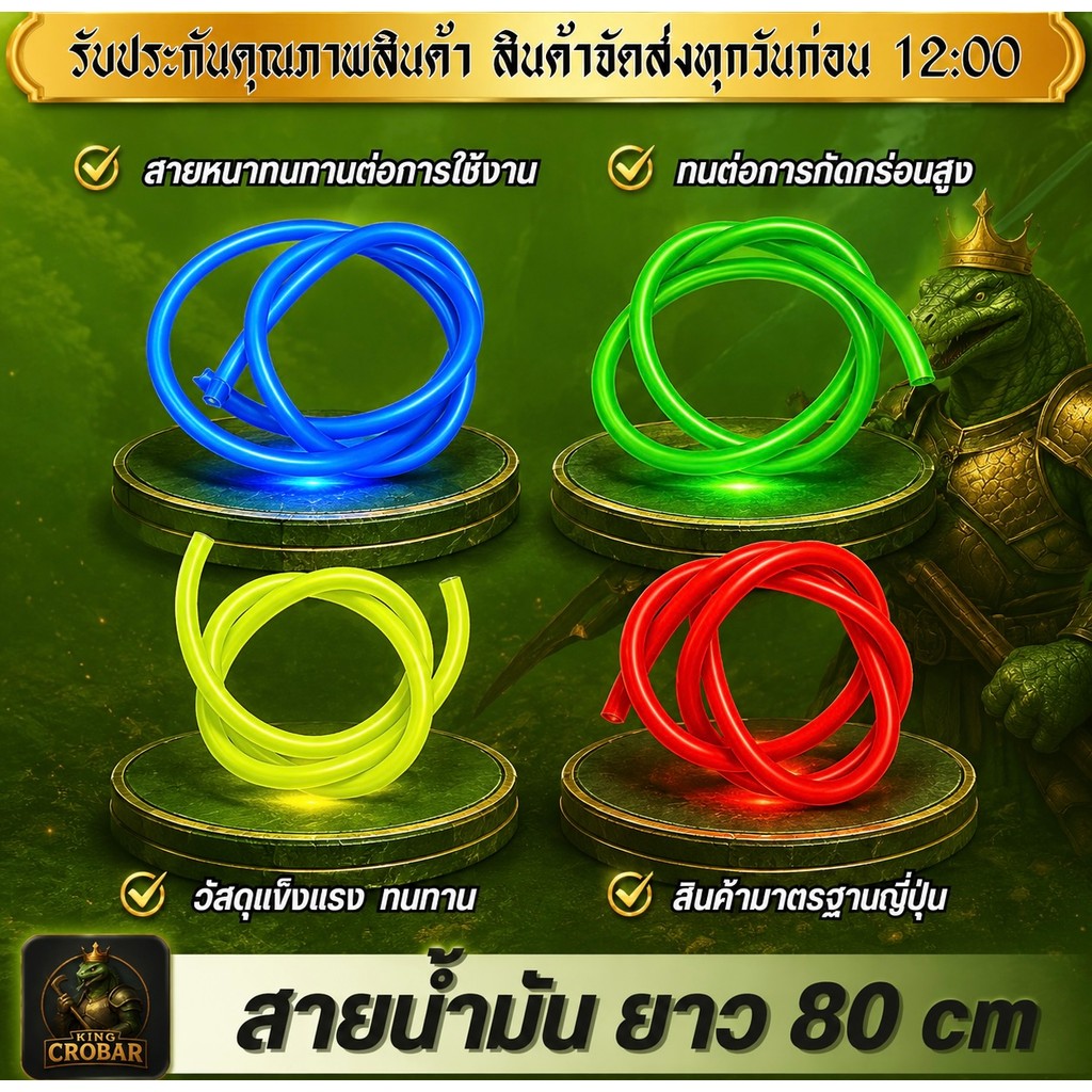 สายน้ำมันสีสวย สีซิ่ง สำหรับ เครื่องพ่นยา ตัดหญ้า ใช้กับแก๊สโซฮอลได้