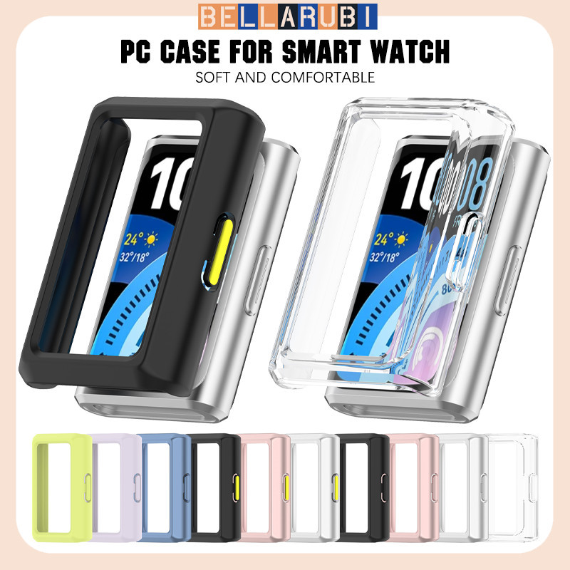 กรณี PC รู for Huawei Band 11 11 Pro 10 9 8 ปกป้องกันหน้าจอแข็งกรอบกันชนโดยไม่มีอุปกรณ์เสริมฟิล์ม for Huawei Band NFC