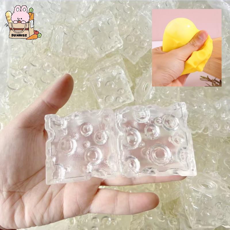 [ใหม่] เปลือกลูกบอลเปล่าพลาสติกใสสําหรับ DIY Maltose Squeeze Fidget ของเล่นผิวปลอดสาร BPA สําหรับงานฝีมือบรรเทาความเครียดที่ทําด้วยมือ TH