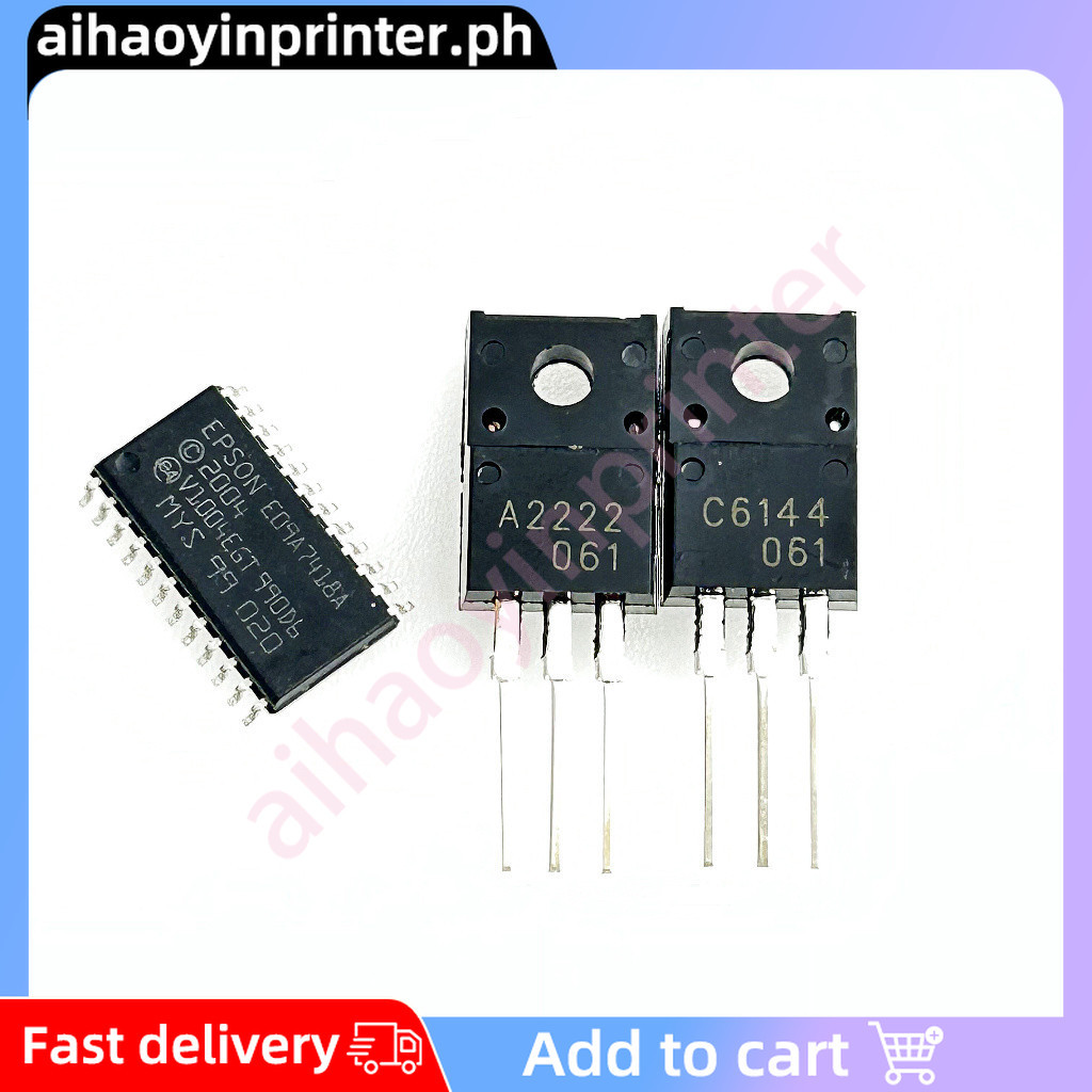 E09A7418A วงจรรวม A2222 C6144 ทรานซิสเตอร์เหมาะสําหรับ Epson L3110 L3210
