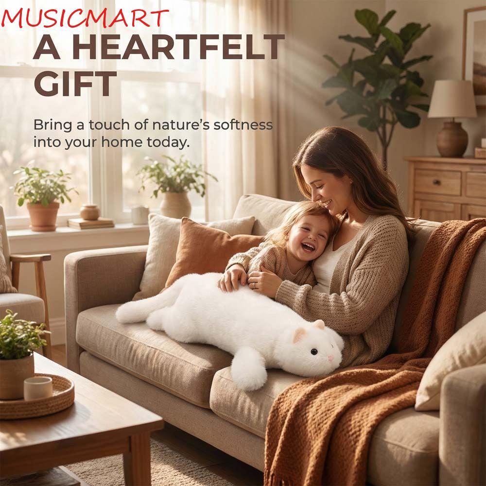 MUSICMART ตุ๊กตา Ferret ตุ๊กตาของเล่น, การออกแบบที่สมจริงนุ่มปุย Ferret ของเล่นตุ๊กตา,มาพร้อมกับ Hug