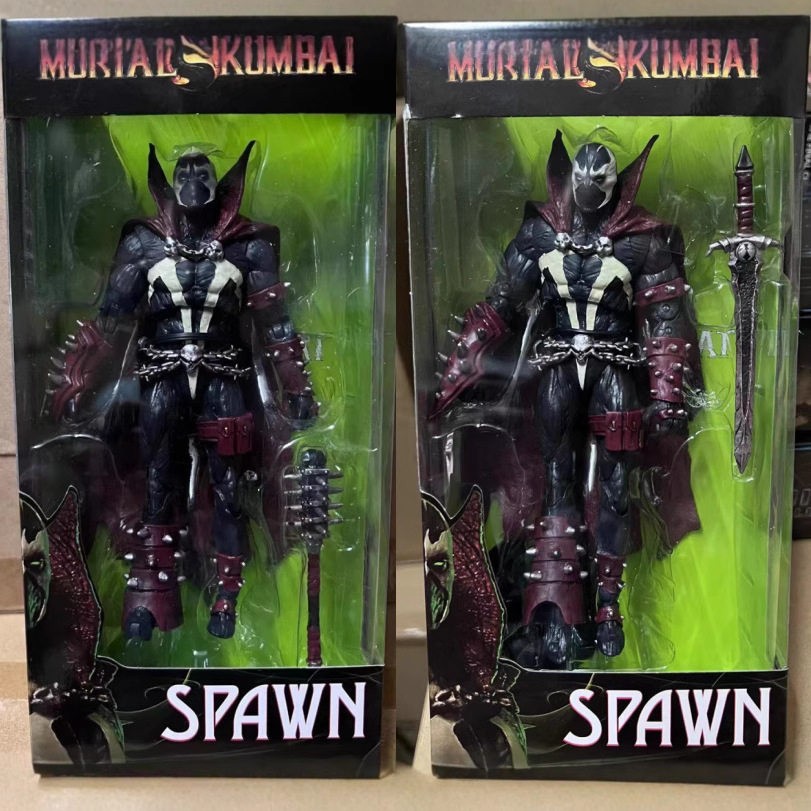 McFarlane Spawn Mortal Kombat เครื่องประดับเดสก์ท็อปรูปประกบขนาด 7 นิ้ว