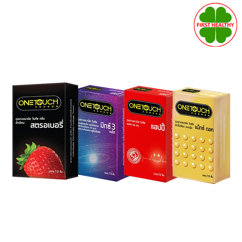 Onetouch (ไม่ระบุสินค้าหน้ากล่อง) ถุงยางอนามัย วันทัช ( กล่องใหญ่ )