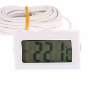 Campd FY-10 Mini LCD Digital Temperature เครื่องวัดอุณหภูมิ Aquarium Car Water Bath Temperature Tester Detector Monitor ฝังอุณหภูมิ Sensor (TH)