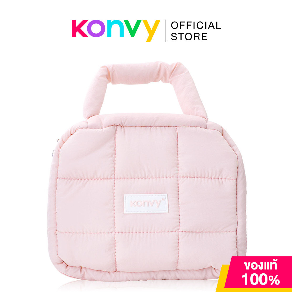 Konvy Cloud Cosmetic Bag #Pink คอนวี่ กระเป๋าเครื่องสำอาง สีชมพู.