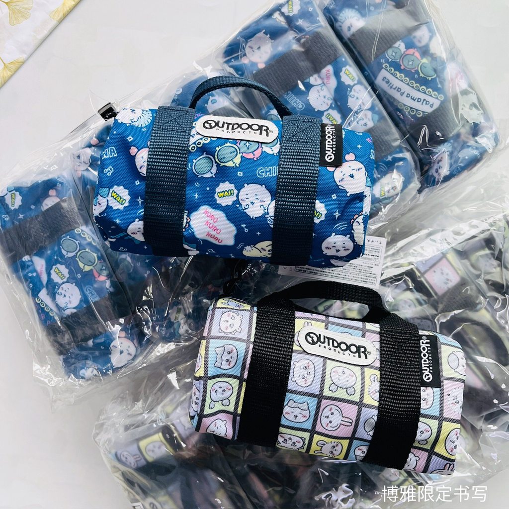 Japan sun star sun-star chikawa chikawa Co-Branded Pencil Case Tote Bag ความจุขนาดใหญ่