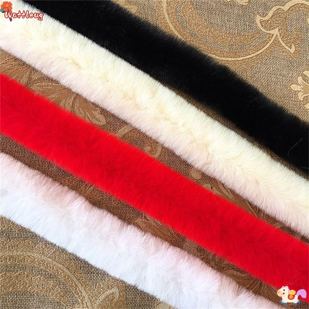 WATTLEUG Furry Ribbon DIY Craft Trimming Ribbon เย็บ 100 ซม