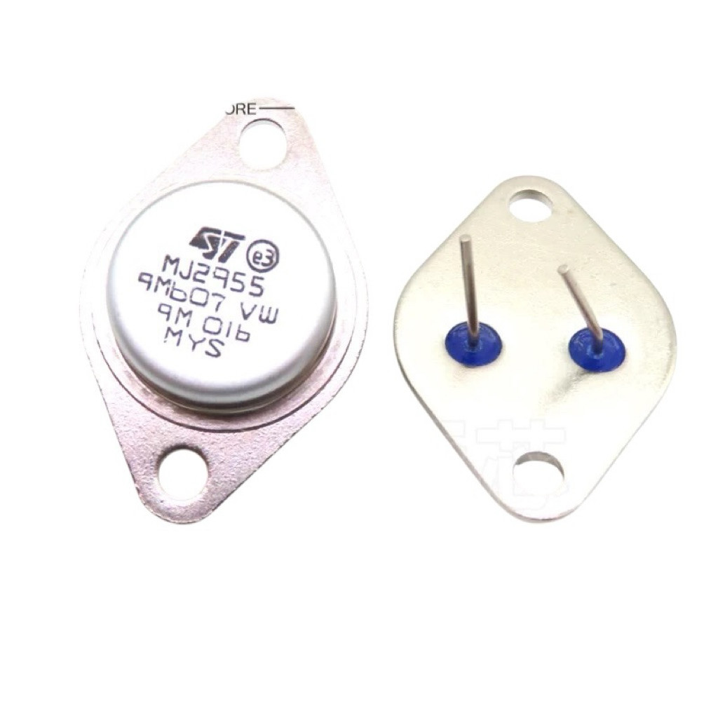 ทรานซิสเตอร์กำลัง 2N3055 (NPN) และ MJ2955 (PNP) สินค้าเป็นของใหม่