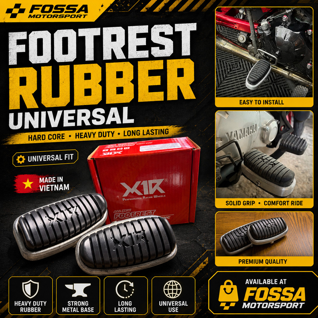 X1R FOOTREST CNC FORGED UNIVERSAL VIETNAM X1R PEMIJAK KAKI VIETAH FOOTREST X1R