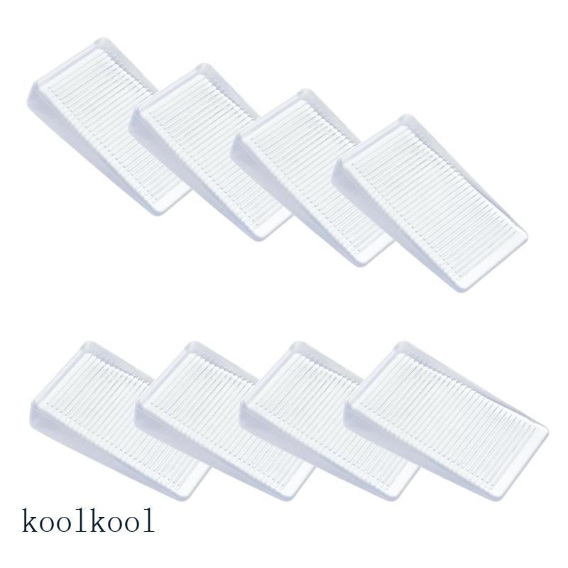Kool 8Lots Clear Wedges ที่กั้นประตูโปร่งใส Nonslip Wedges Shape