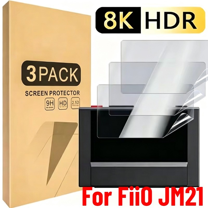 ตัวป้องกันหน้าจอ PET - HD ใส, ลายนิ้วมือ - ฟิล์มฝาครอบหน้าจอเครื่องเล่นเสียง - ฟิล์มป้องกันรอยขีดข่วน - สําหรับ SnowSky/FiiO Echo MINI
