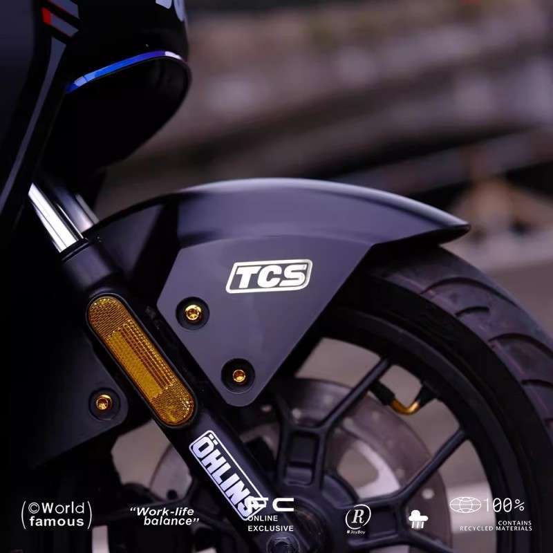 ลูกวัว NXT NX F400T Mqil U2 U3 Umax สติกเกอร์รถยนต์ไฟฟ้า Mudguard ABS สติกเกอร์ตกแต่ง