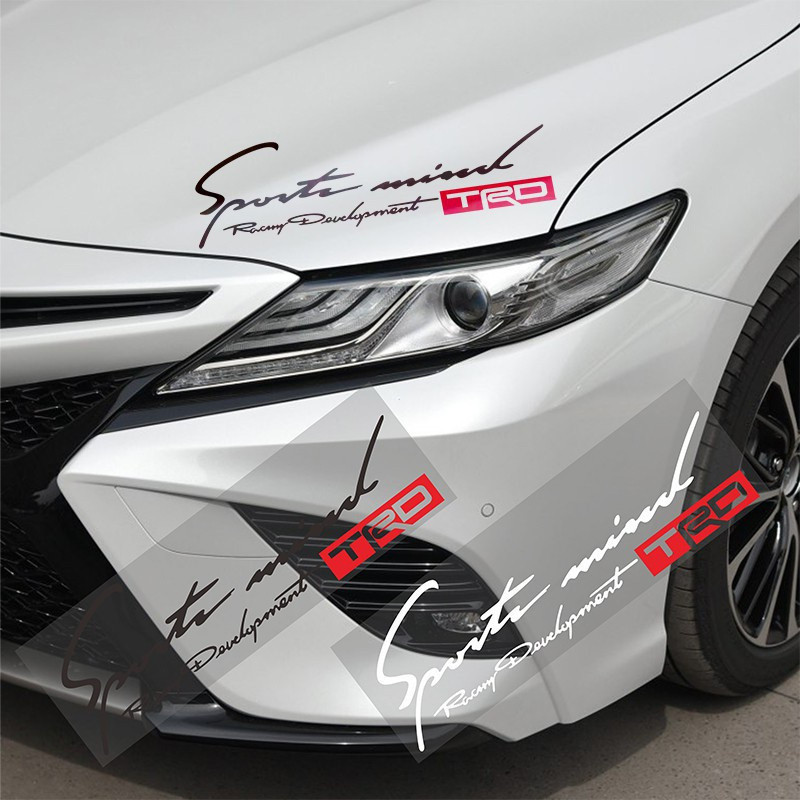 XBJ TRD Sports Sticker Miss Toyota Racing สําหรับตกแต่งรถยนต์ 1 ชิ้น VDVH WN1K
