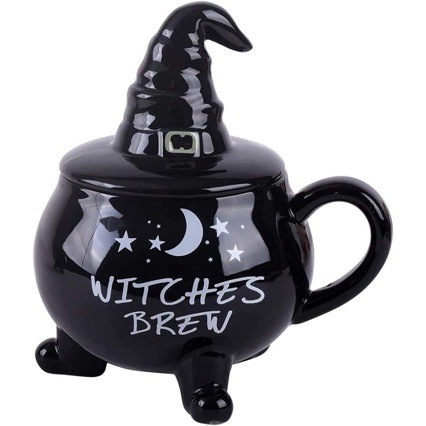 Ceramic Horse Mug, Cauldron Mug, Halloween Witch Mug, Coffee Mug, Witch Mug, Creative Ceramic Mug wi