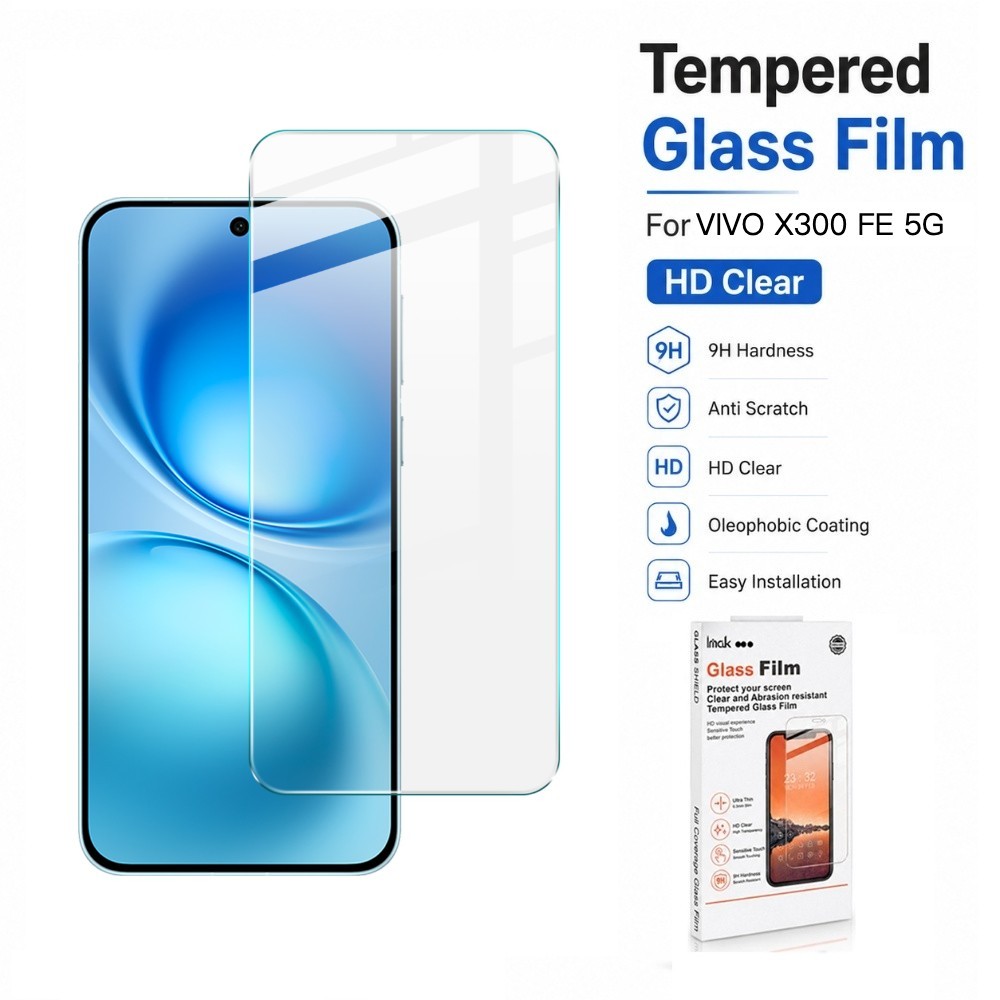 ฟิล์มกระจก สำหรับ VIVO X300 X200 X200s X100s FE Pro Mini กันลายนิ้วมือ 9H FM0001