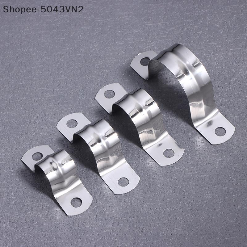 [RE] สแตนเลส U-Shaped Tube Clamp อานโลหะ Tube Clamp U Conduit Braet สําหรับการใช้งานสําหรับงานหนัก ♥