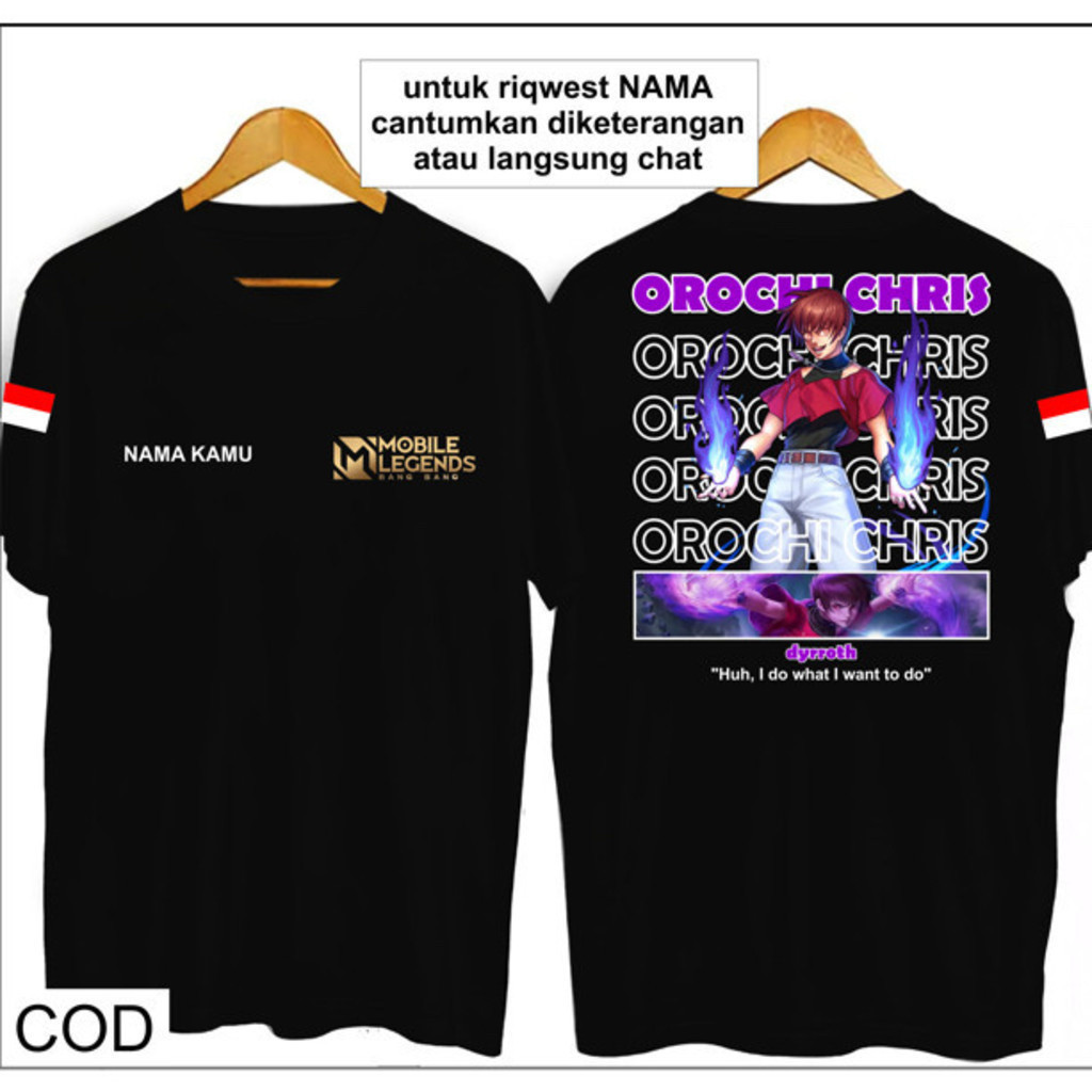 แฟชั่น Mlbb 2026 เสื้อยืด Dyroth (เสื้อยืดไมโครไฟเบอร์)