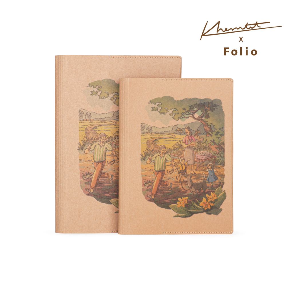 Folio x KHEMTIT Limited Edition : Book Cover ปกห่อหนังสือ ผลิตจากกระดาษซักได้ รุ่นพิเศษ มีจำนวนจำกัด