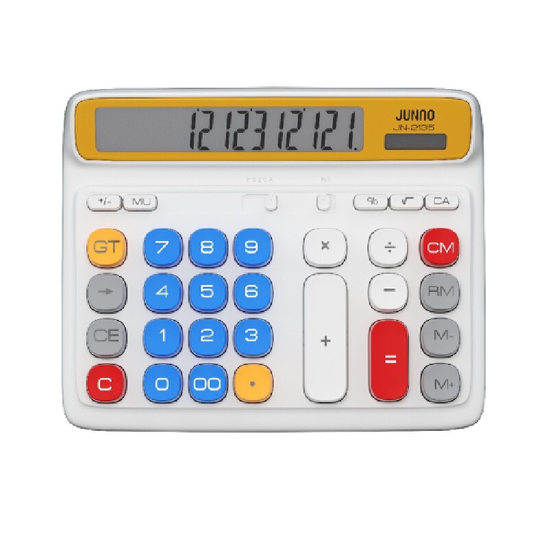 JUNNO เครื่องคิดเลข 12 หลัก รุ่น JN-2135 สี ROBOT