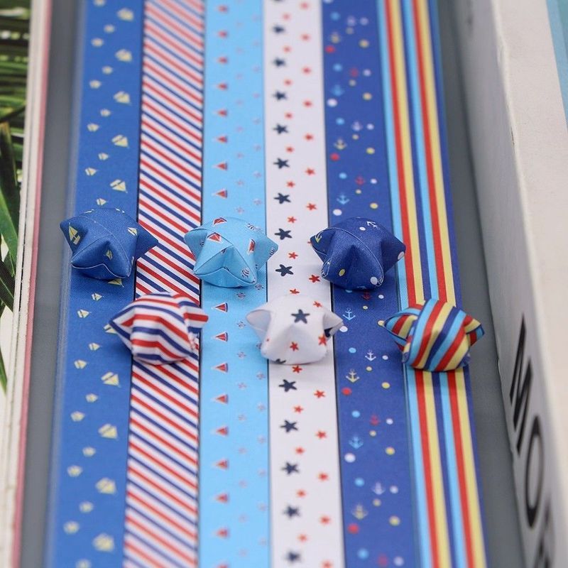 Star Lucky Star กระดาษดาวห้าแฉก Little Star Sea Breeze Fresh Style Origami 7.16