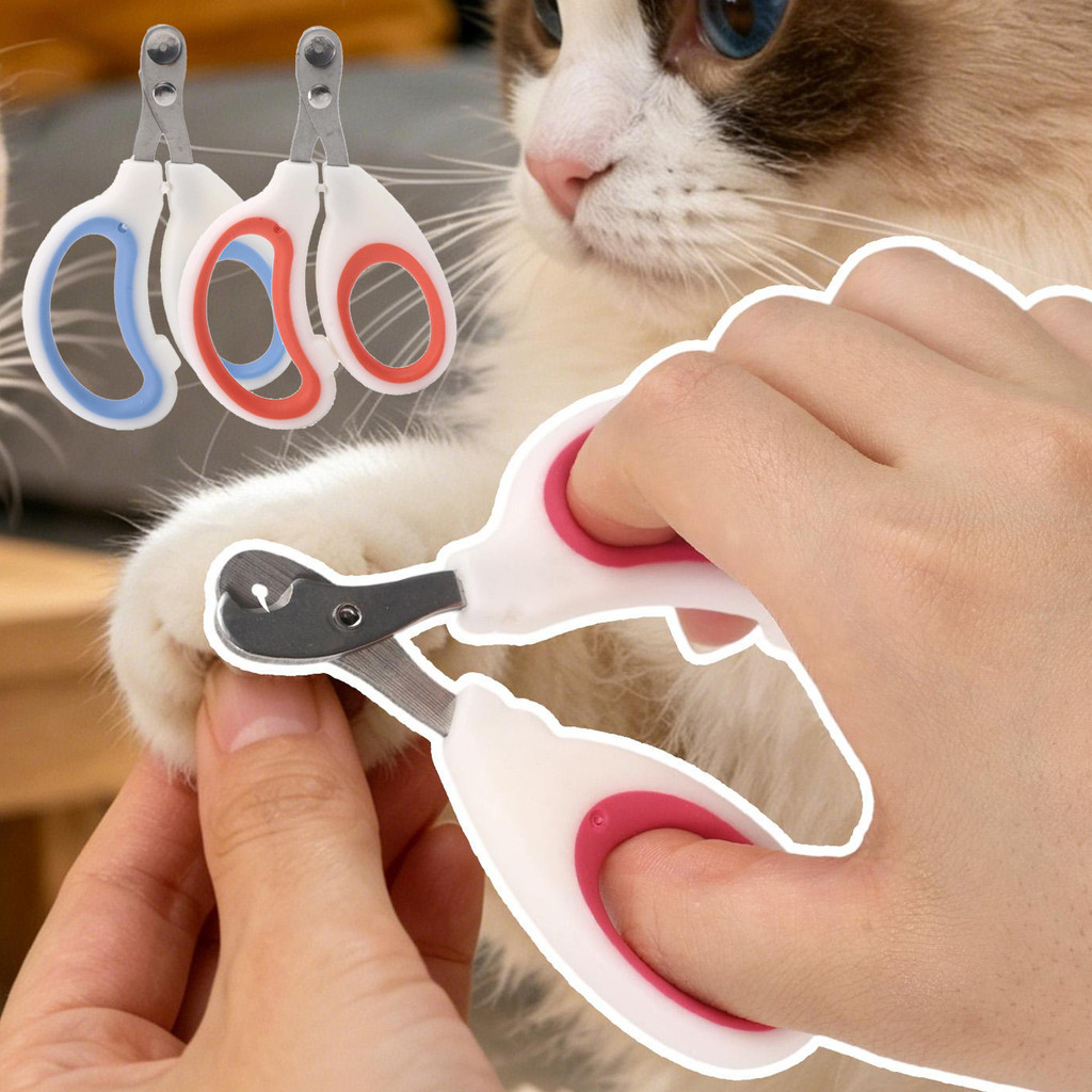 Circular Hole สัตว์เลี้ยงเล็บเครื่องบดเล็บ Clipper กรรไกรสําหรับ Puppy และ Cat Paws Grooming บดเครื่องมือสัตว์เลี้ยงแมวเล็บ Claw ตัดสัตว์