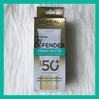 🔥ส่งทันทีได้ ล็อตใหม่สุด‼️แท้ 100%🔥Loreal UV Defender Invisible Fresh Matte Glow up Aquafusion ครีมกันแดดลอรีอัล SPF 50