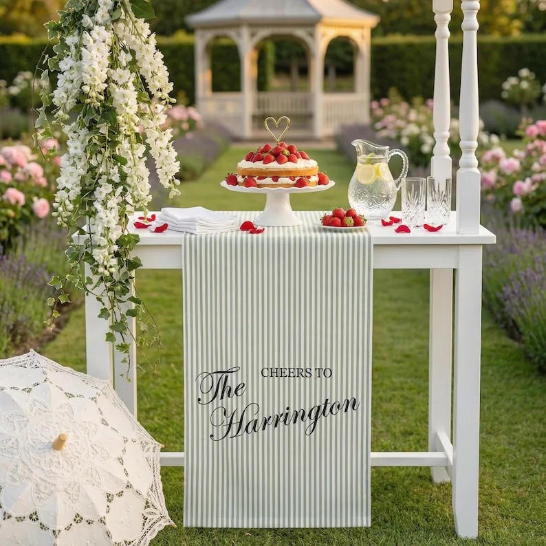 Personalized  striped bar or event Sign  Wedding  Birthday  Anniversary sign  custom name bar weddin