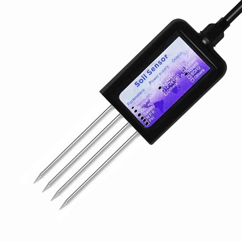 WarrantyProfessional Soil Sensor USB ดิน NPK/PH/EC เครื่องวิเคราะห์ความชื้นสารอาหาร Sensor สําหรับ A