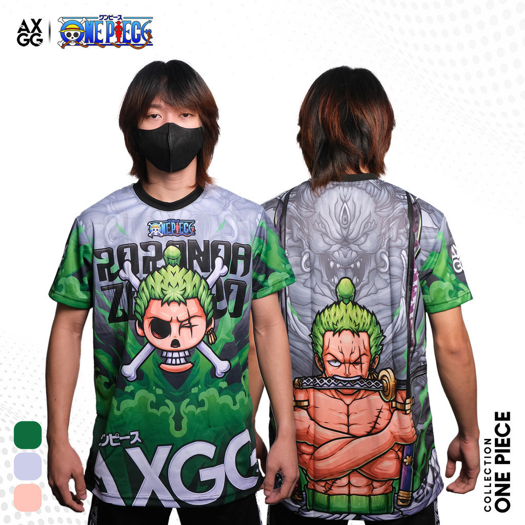 Axgg 2026 One Piece - เสื้อยืด Zoro Asura / แขนยาว