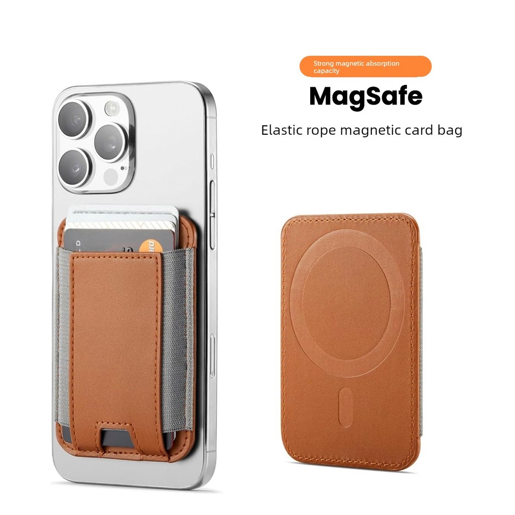 magnetic wallet magsafe wallet MagSafe ที่ใส่บัตรแบบยืดหยุ่น กระเป๋า ID Apple Magnetic