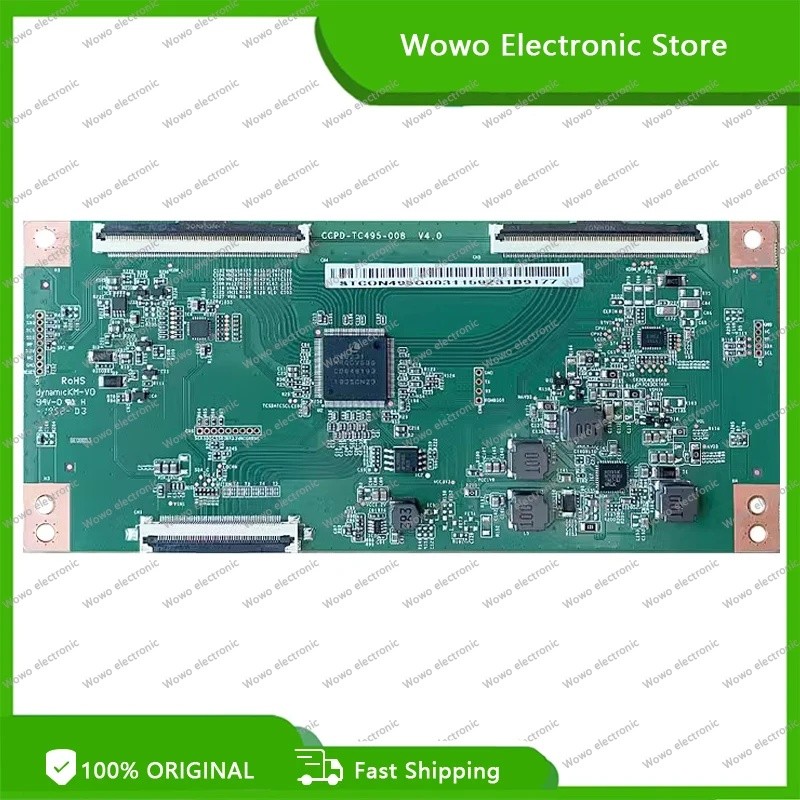 WE 100% การทดสอบทํางาน Original Logic Board CCPD TC495-008 V4.0 สําหรับ 50 นิ้ว T-con Board CC500PV7