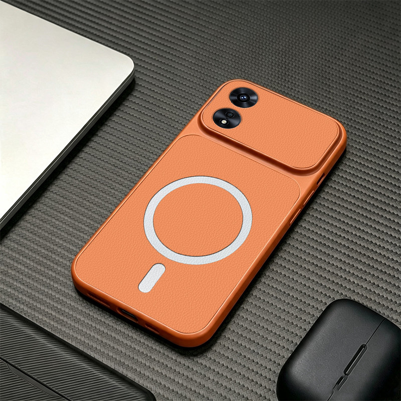 PBZZ สําหรับ OPPO Reno 8t a18 a38 4g a78 a58 a98 a60 a17 a2x a17k 5G เคสโทรศัพท์ Softcase กันกระแทกออกแบบใหม่ความงามสําหรับเด็กผู้ชายแม่เหล็กน่ารักสีส้ม KNBS1