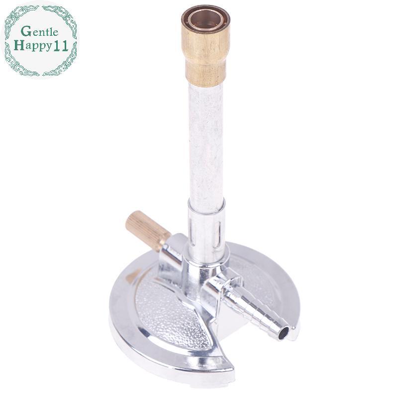 GentleHappy 1 ชิ้นแบบพกพาแก๊ส Bunsen โลหะผสมสังกะสีพร้อมที่จับอุปกรณ์ห้องปฏิบัติการ Bunsen Burner La