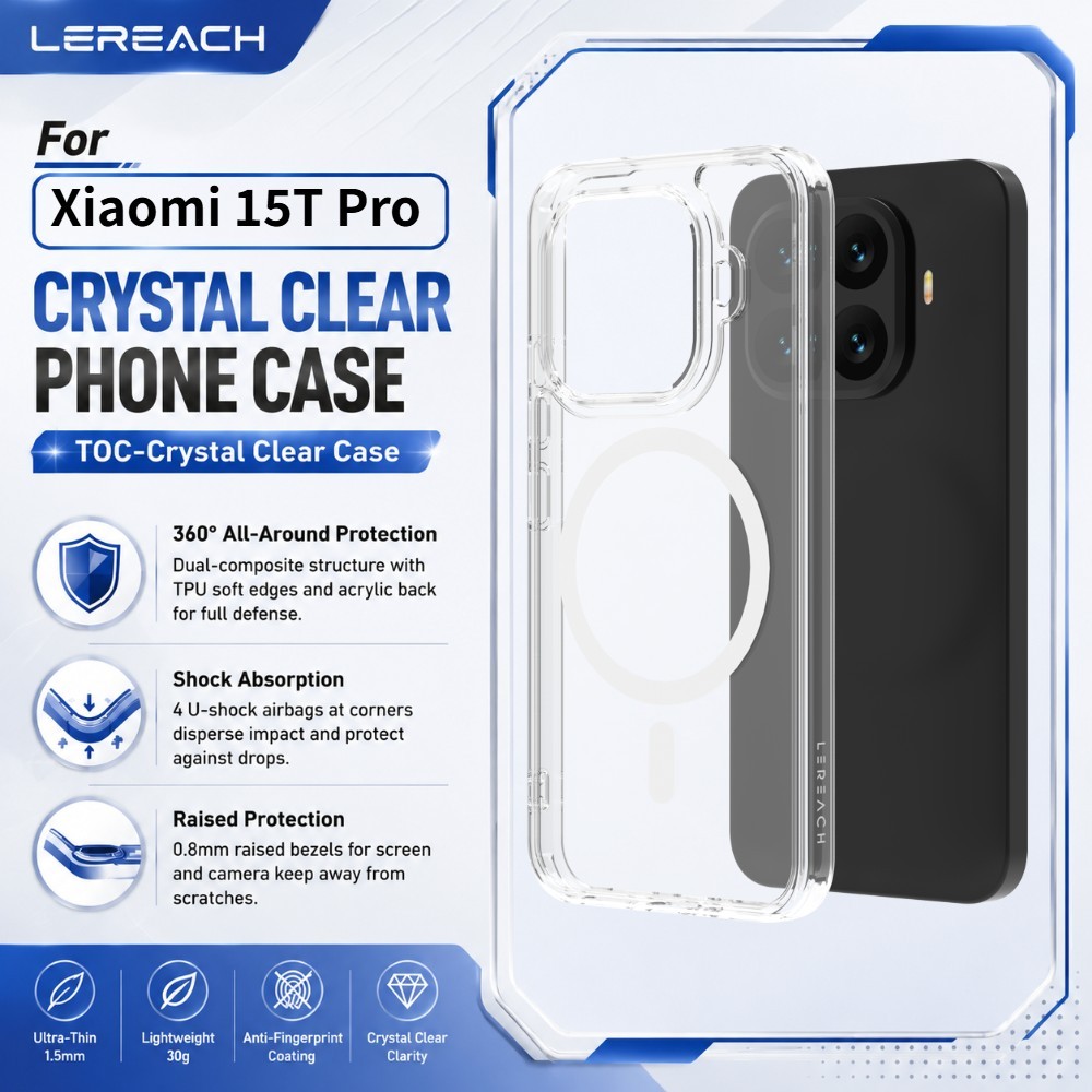 เคสแม่เหล็ก สำหรับ Xiaomi 15T Pro Ultra-Thin PC Hard CA1000
