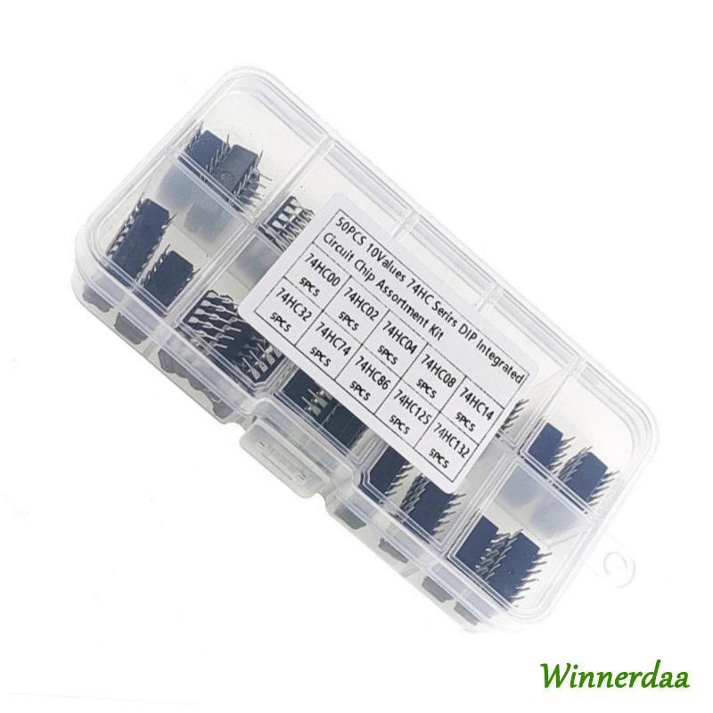 WNN 50 ชิ้น 74HC00 ถึง 74HC132 DIP วงจรรวม 74HC00 ถึง 74HC132 ชิป DIP